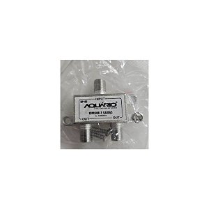 Splitter Divisor 2 Saídas Aquário SP-02 5-1000Mhz