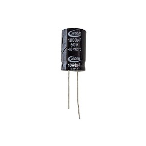 Capacitor Eletrolítico 1000uF x 50V RD 105º Secon