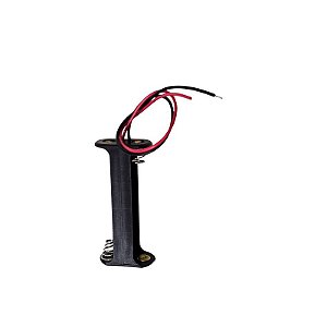 Suporte Para 2 Pilhas AA 2 Lados UM-2x2 1,5V Preto