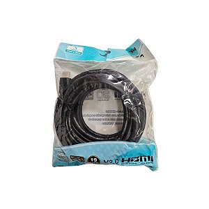 Cabo HDMI 2.0 4K 3D 19P 30AWG 5M Tebera