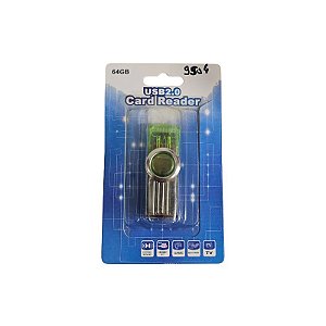 Leitor Gravador 2.0 Cartão Memória Pro Duo Sd M2 Micro Sd