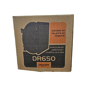 Arandela Sistema de Falante de Embutir DR650 Branca Donner Par