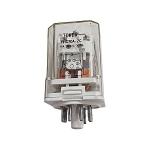 Relé HHC70A-2C 10A DC24V Tower