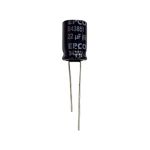 Capacitor Eletrolítico 22uF x 160V RD 105º Epcos