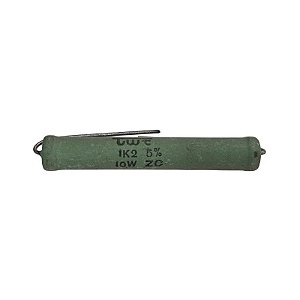 Resistor 1K2 10W 5% Axial Verde Twt