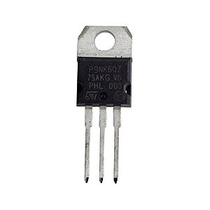 P9N60 = STP9NK60Z Metálico Transistor