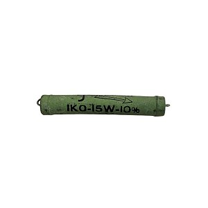 Resistor 1K0 15W 10% Verde Fe-ad