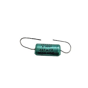 Capacitor a Óleo .027mFD x 1.6K Vdc Axial Cherry