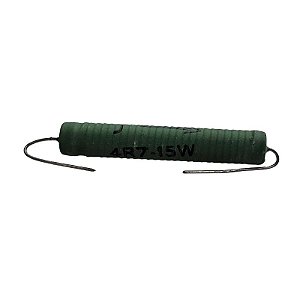 Resistor 4R7 15W 10% Verde Fe-ad