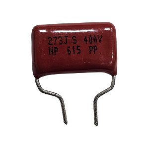Capacitor Poliéster 27K X 400V = 273J S 400V