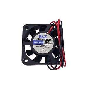 Cooler 40x40x10MM 12V 2 Fios 0.09A Axial Fan
