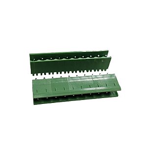 Conector BR8MC1-10 Macho 5,08MM 10 Vias 180º Metaltex