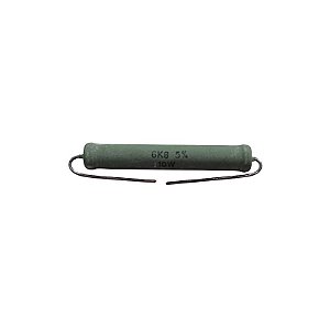 Resistor 6K8 10W 5% Axial Verde
