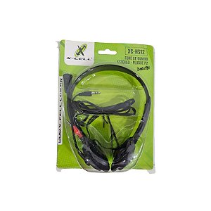 Fone de Ouvido XC-HS12 Estéreo Plugue P2 X-Cell
