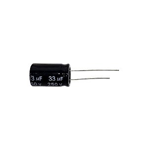 Capacitor Eletrolítico 33uF x 250V RD 105º Topway