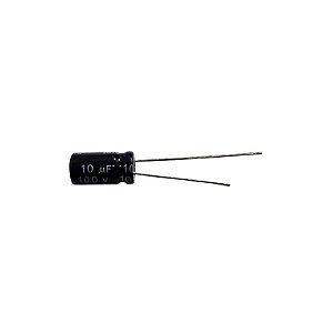 Capacitor Eletrolítico 10uF x 100V RD 105° Jwco