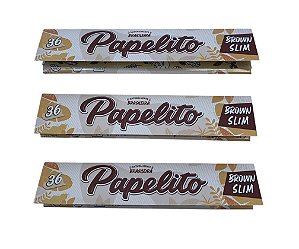 3 Sedas Papelito Brown Slim