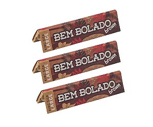 3 Sedas Bem bolado Brown King Size Large