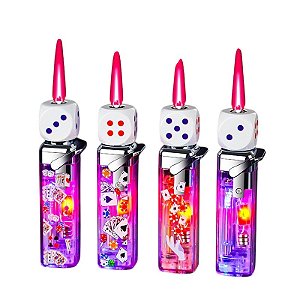 Isqueiro Maçarico Dado Antiestress A37