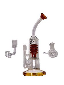 Bong de Vidro Bee Hive Squadafum 23,5cm