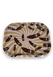 Bandeja De Metal Pequena Rick And Morty