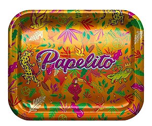 Bandeja Gigante Papelito de metal Brasilia Laranja