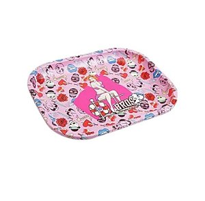 Bandeja Metal Pequena Bros Pink (1Und)