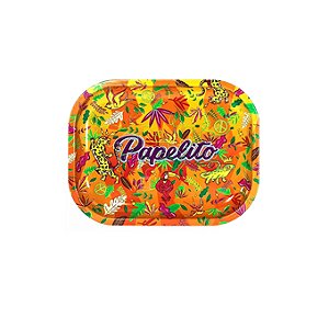 Bandeja Pequena Papelito Fauna X Flora Laranja