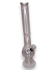 Bong De Vidro 27cm Com Base Oval
