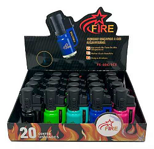 Isqueiro Maçarico FireStar Cor Sólida (1 Und )