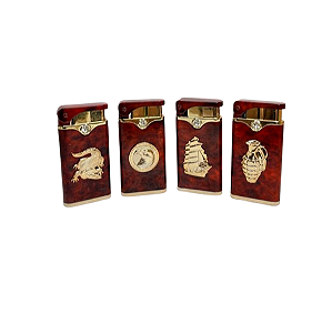 Isqueiro Maçarico Metal Premium Mod:2 (Rústico)