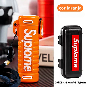 Maçarico Suplome Recarregável Laranja