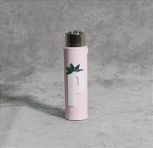 Isqueiro Emborrachado Puff Life Rosa