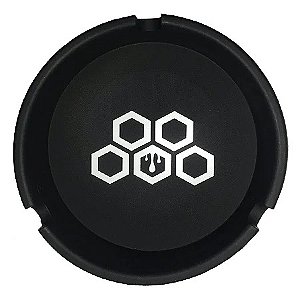 Cinzeiro de Silicone Redondo Preto Cultura Dab