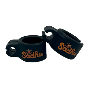 Anel de Silicone Sadhu Black Edition Preto