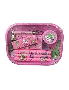Kit Bandeja Metal Pink Baked Bunny