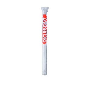 Piteira de Vidro Barbie 7cm 5mm 1 unidade