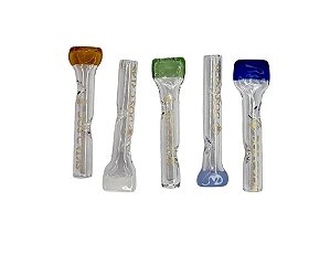 Piteira de Vidro Dos Cria Flat Colors 6mm x 4cm ( 1Und )