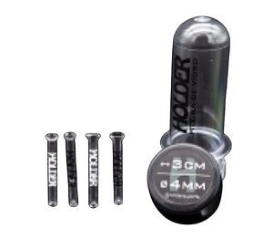 Piteira de Vidro Holder 3cm / 6mm ( 1Und )