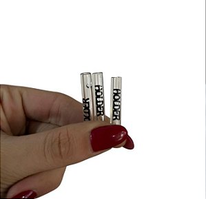 Piteira de Vidro Holder Curta 5cm x 6mm ( 1Und )