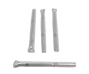 Piteira de Vidro Lisa 7cm x 5mm (longa) ( 1Und )