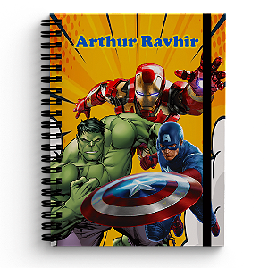 Agenda Escolar Permanente - Avengers