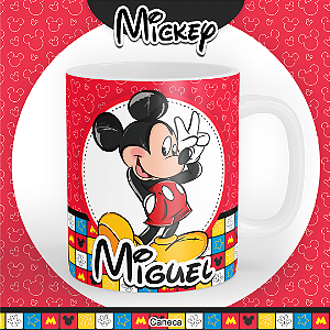 Caneca de Porcelana -Mickey