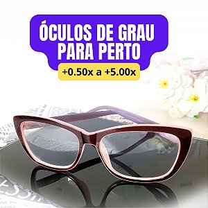 Armação Grau + 0.50 a + 4.00 Gatinho Óculos Lente Descanso Leitura