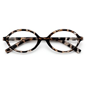 Óculos Grau +0.50 a +4.00 Oval Leopardo Lente Leitura