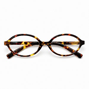 Óculos Grau +0.50 a +4.00 Oval Tartaruga Lente Leitura