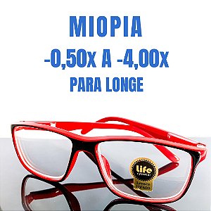 Armação Grau Miopia - 0.50 a - 4.00 Pronto Óculos Lente para Longe