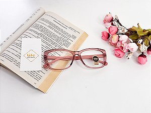 Armação Grau + 0.50 a + 4.00 Gatinho Rosa Claro Óculos Lente Descanso Leitura