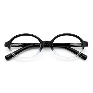 Óculos Grau +0.50 a +4.00 Oval Preto Safira Lente Leitura Hipermetropia