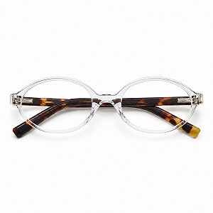 Óculos Grau +0.50 a +4.00 Oval Transparente Tartaruga Lente Leitura Hipermetropia
